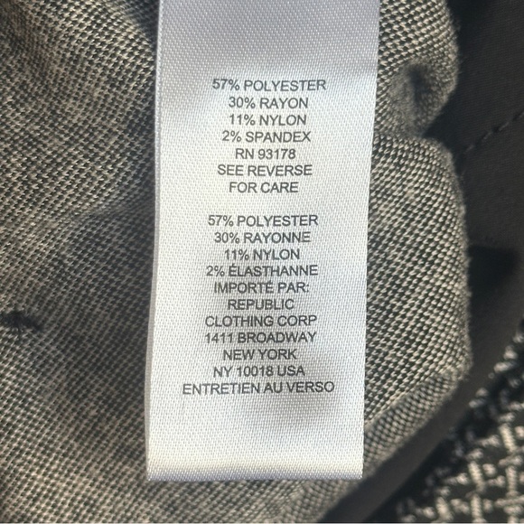 Truth by Republic Wide Leg Dress Pants Black White Size 6 - Picture 8 of 13